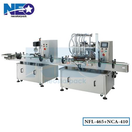 Automatic Overflow Filling & ROPP Cap Capping Production Line - Automatic Overflow Filling & ROPP Cap Capping Production Line